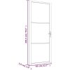 Innerdörr vit ESG-glas och aluminium vidaXL 83 x 201.5 cm – miniatyr 6