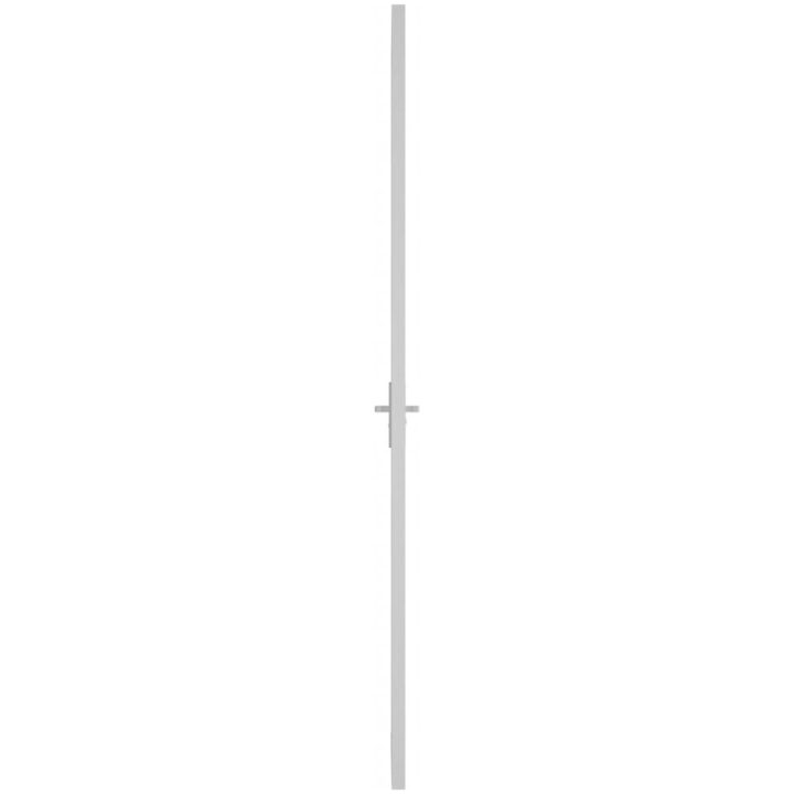 Innerdörr vit matt glas och aluminium vidaXL 93 x 201.5 cm – bild 4