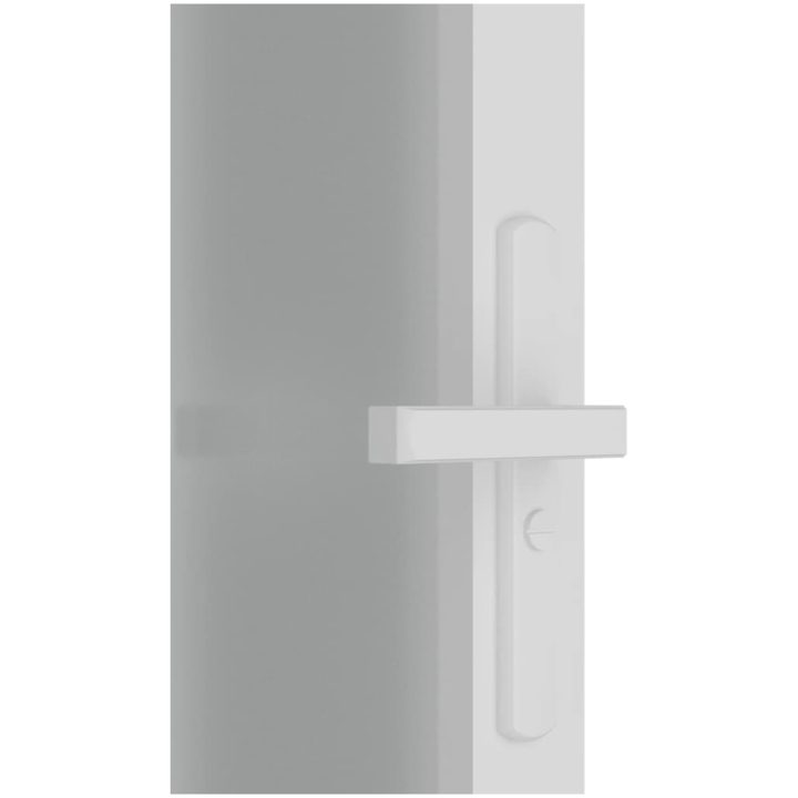 Innerdörr vit matt glas och aluminium vidaXL 93 x 201.5 cm – bild 5
