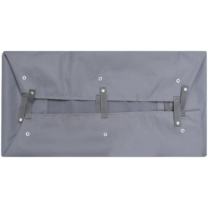Innerfoder till trädgårdsvagn mörkgrå tyg vidaXL 81 x 41 x 21 cm – bild 2