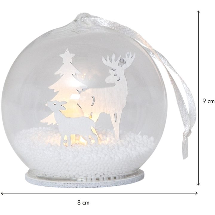 Inomhusdekoration Fauna Vit Star Trading 8 cm – bild 9