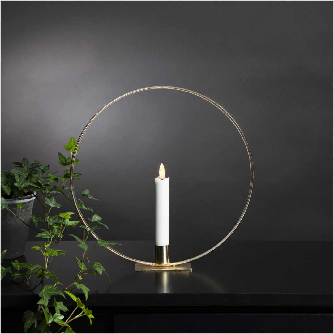 Inomhusdekoration Flamme Ring Mässing Star Trading – bild 9