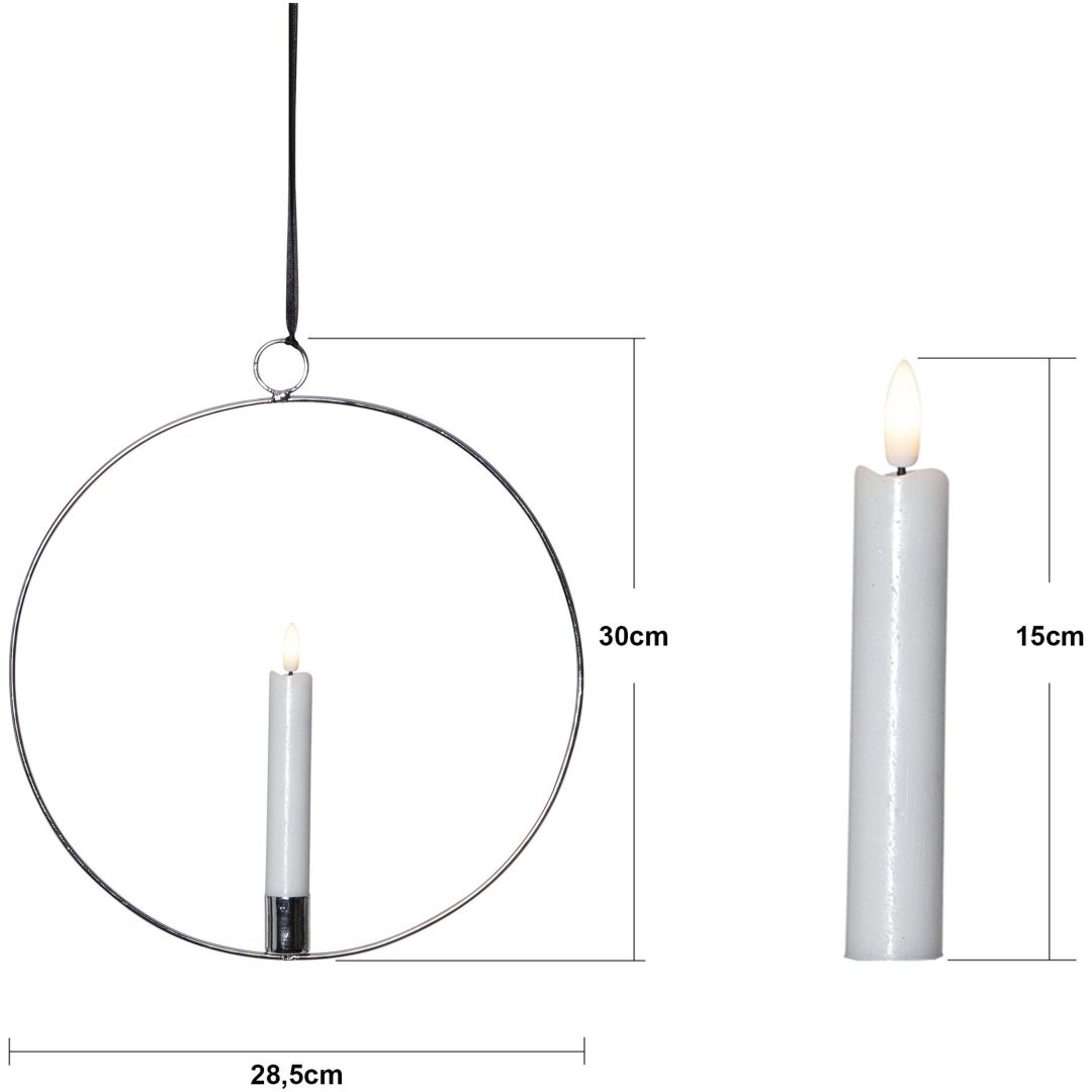 Inomhusdekoration Flamme Ring Silver Star Trading – bild 11