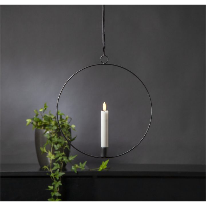 Inomhusdekoration Flamme Ring Svart Star Trading – bild 3
