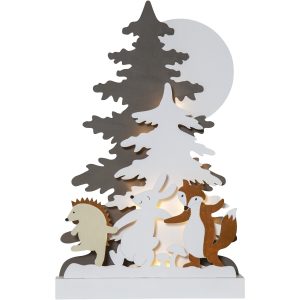 Inomhusdekoration Forest Friends Flerfärgad Star Trading