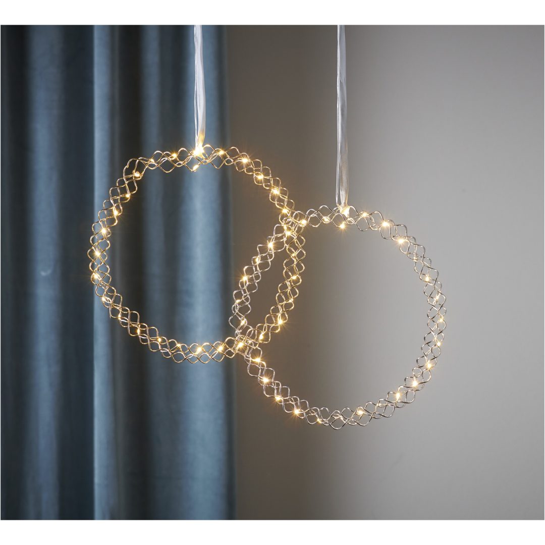 Inomhusdekoration Hoop Krom Star Trading – bild 6