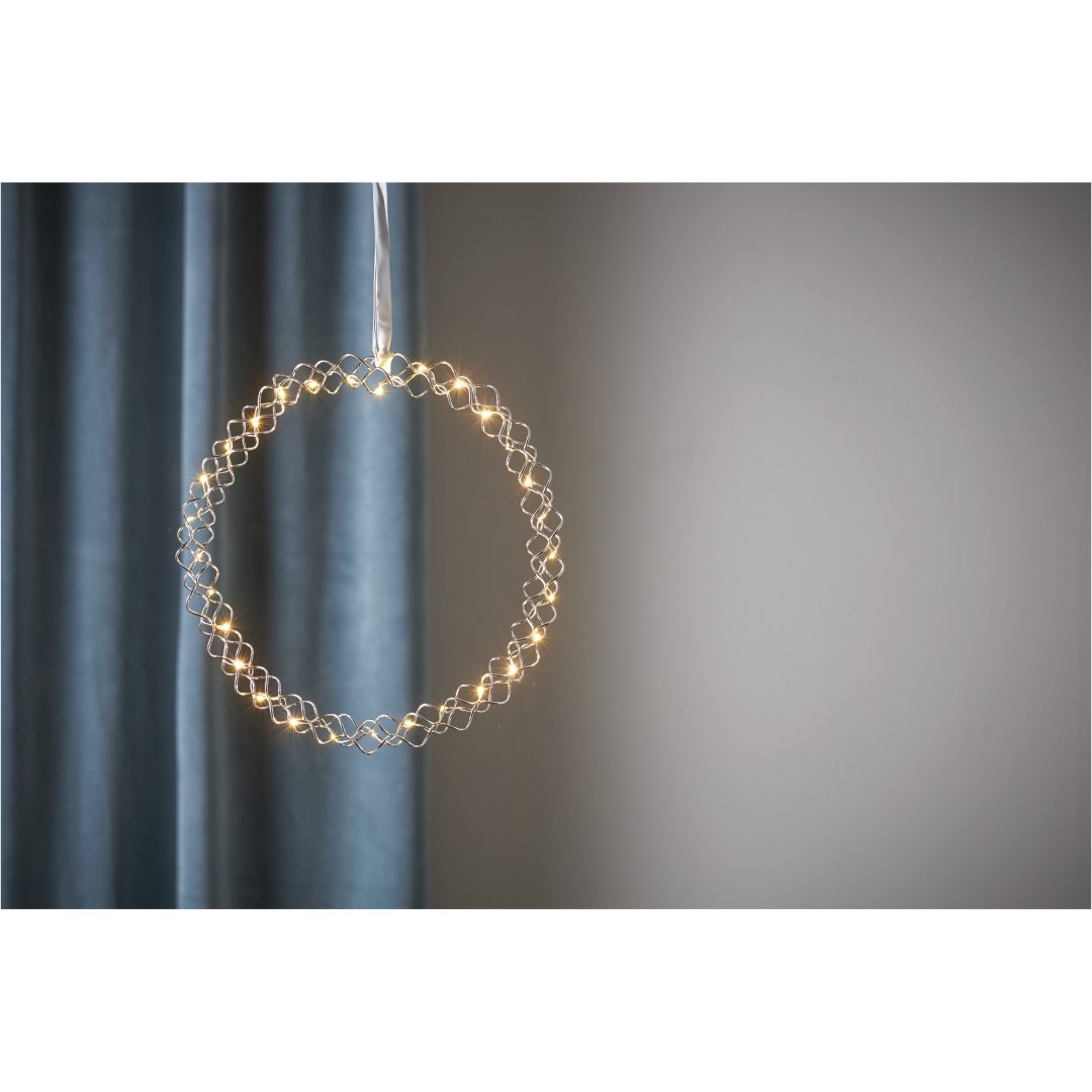 Inomhusdekoration Hoop Krom Star Trading – bild 5