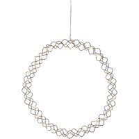 Inomhusdekoration Hoop Krom Star Trading