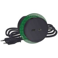 INS44008 Bordsenhet XS USB-A+C Unica Schneider Electric