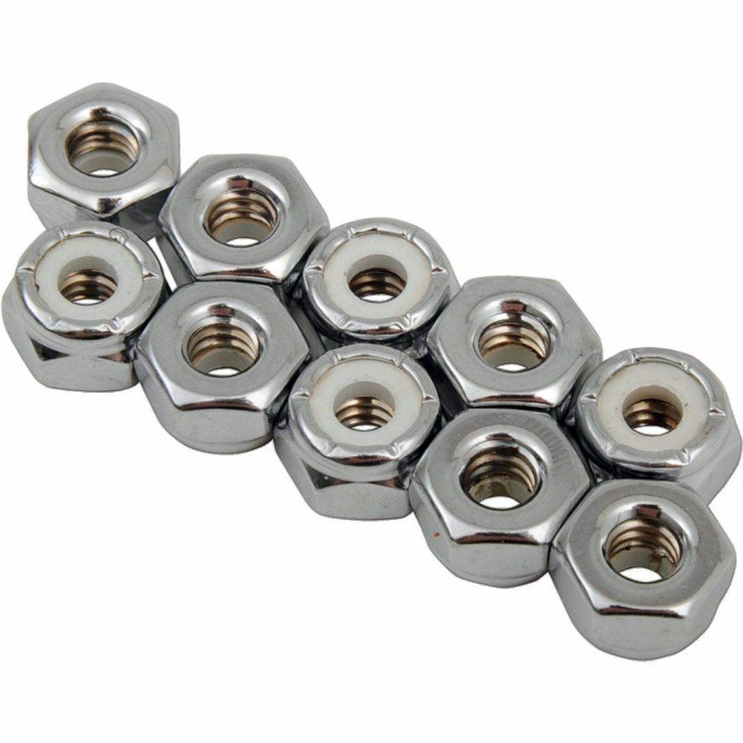 Insatsmuttrar Silver Krom DRAG SPECIALTIES