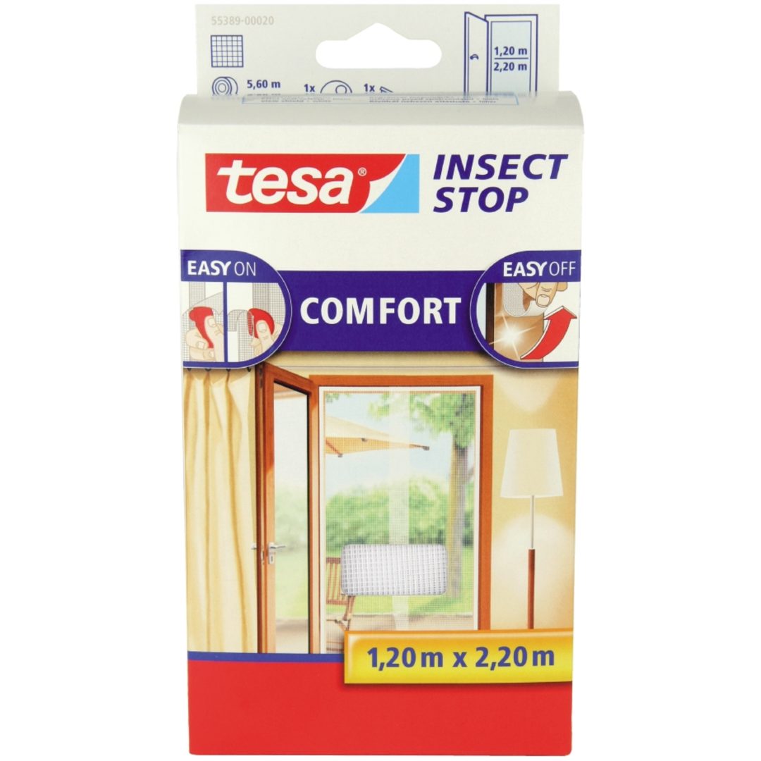 Insektsnät för dörr 55389 TESA Vit