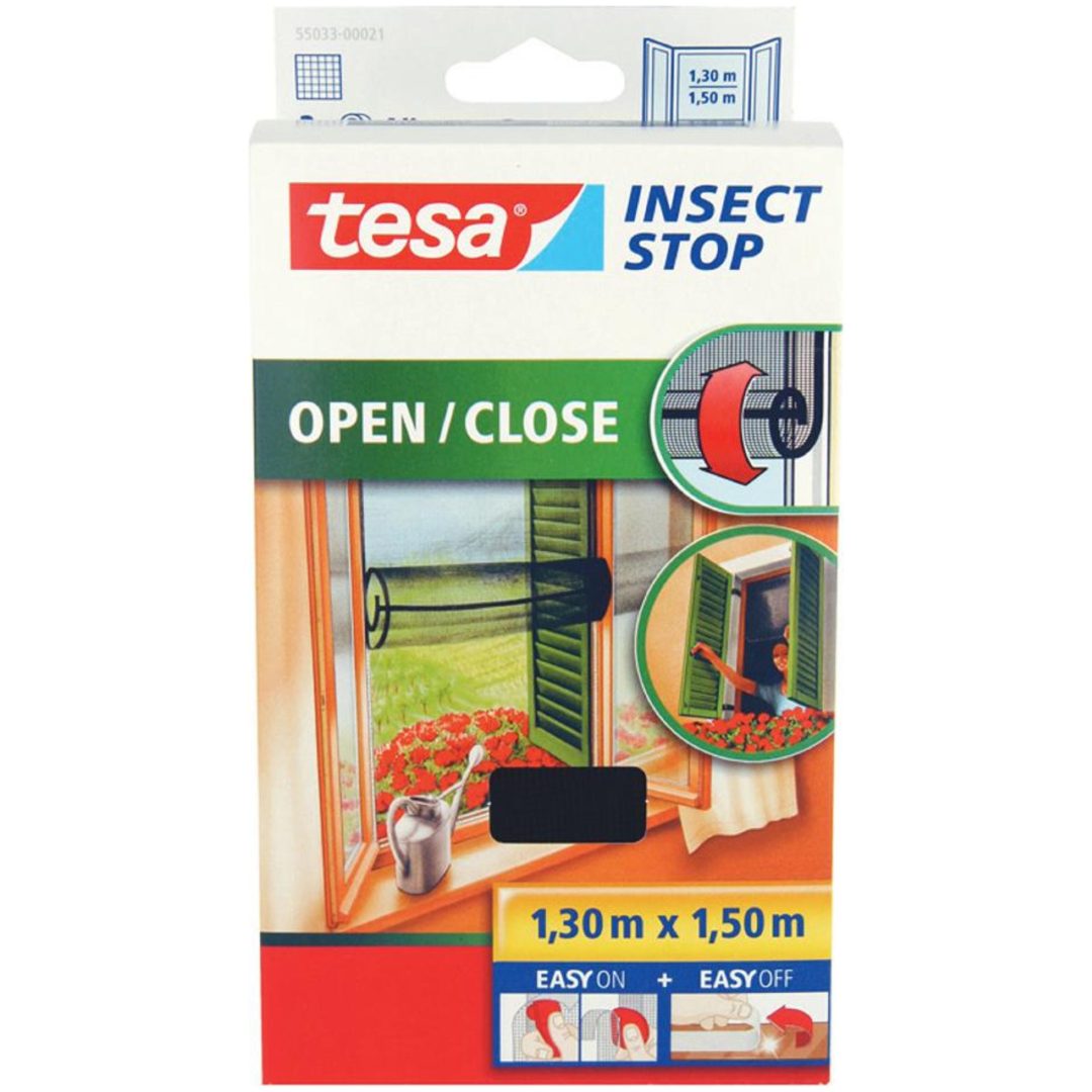 Insektsnät Open/close Fönster An TESA Antracit