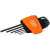 Insexnyckelsats Långa Insexnycklar Metrisk 9 delar Svartoxiderad BAHCO Metrisk 9 delar – miniatyr 1
