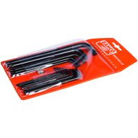 Insexnyckelsats Långa Torx T6-T50 13 delar Svartoxiderad BAHCO