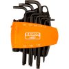 Insexnyckelsats Långa Torx T9 - T40 8 delar Svartoxiderad BAHCO T9, T10, T15, T20, T25, T27, T30, T40 – miniatyr 3