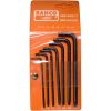 Insexnyckelsats Långa Torx TR10-TR40 7 delar Svartoxiderad BAHCO TR10, TR15, TR20, TR25, TR27, TR30, TR40 – miniatyr 1