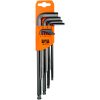 Insexnyckelsats Med Kula 1,5 mm - 10 mm 9 st Svartoxiderad BAHCO Med Kula 1,5 mm - 10 mm 9 – miniatyr 2