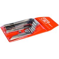 Insexnyckelsats Metrisk 2 - 12 mm 11 delar Förnicklad BAHCO