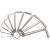 Insexnyckelsats Metrisk 2 - 8 mm 8 delar Förnicklad BAHCO Metrisk 2 - 8 mm 8 – miniatyr 2