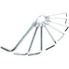 Insexnyckelsats Metrisk 2 - 8 mm 8 delar Förnicklad BAHCO Metrisk 2 - 8 mm 8 – miniatyr 1