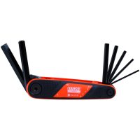 Insexnyckelsats Mjukt Grepp Metrisk 2,5 mm - 10 mm 7 st Svartoxiderad BAHCO
