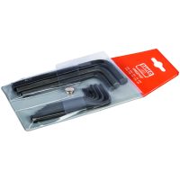 Insexnyckelsats Tumskala 1/16"-3/8" - 10 delar Svartoxiderad BAHCO