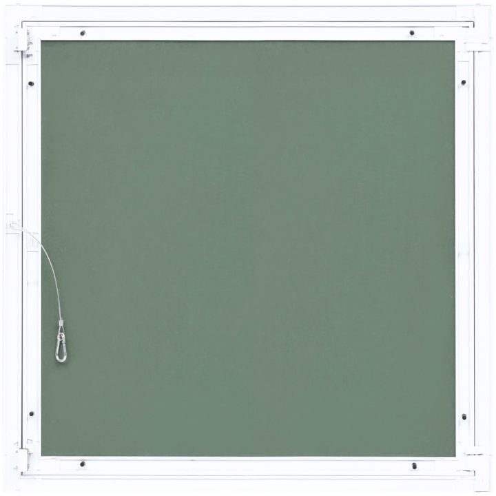 Inspektionslucka med aluminiumram och gipsskiva m vidaXL 200 x 200 mm – bild 6