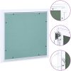 Inspektionslucka med aluminiumram och gipsskiva m vidaXL 200 x 200 mm – miniatyr 1