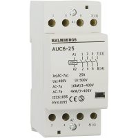 Installationskontaktor, 2 modul, 25A, 4-Pol MALMBERGS