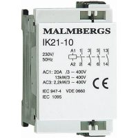 Installationskontaktor, 2,2kW, 20A MALMBERGS