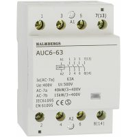 Installationskontaktor, 3 modul, 63A, 4-Pol MALMBERGS