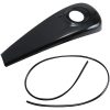 Instrumentpanel Custom Metal Svart KLOCK WERKS DASH CURV SHORT 08-13 FLT – miniatyr 1