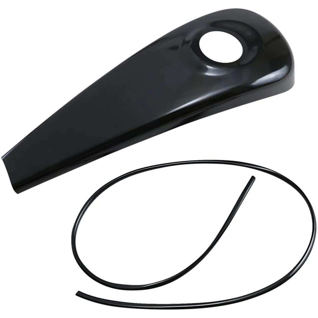Instrumentpanel Custom Metal Svart KLOCK WERKS DASH CURV SHORT 08-13 FLT