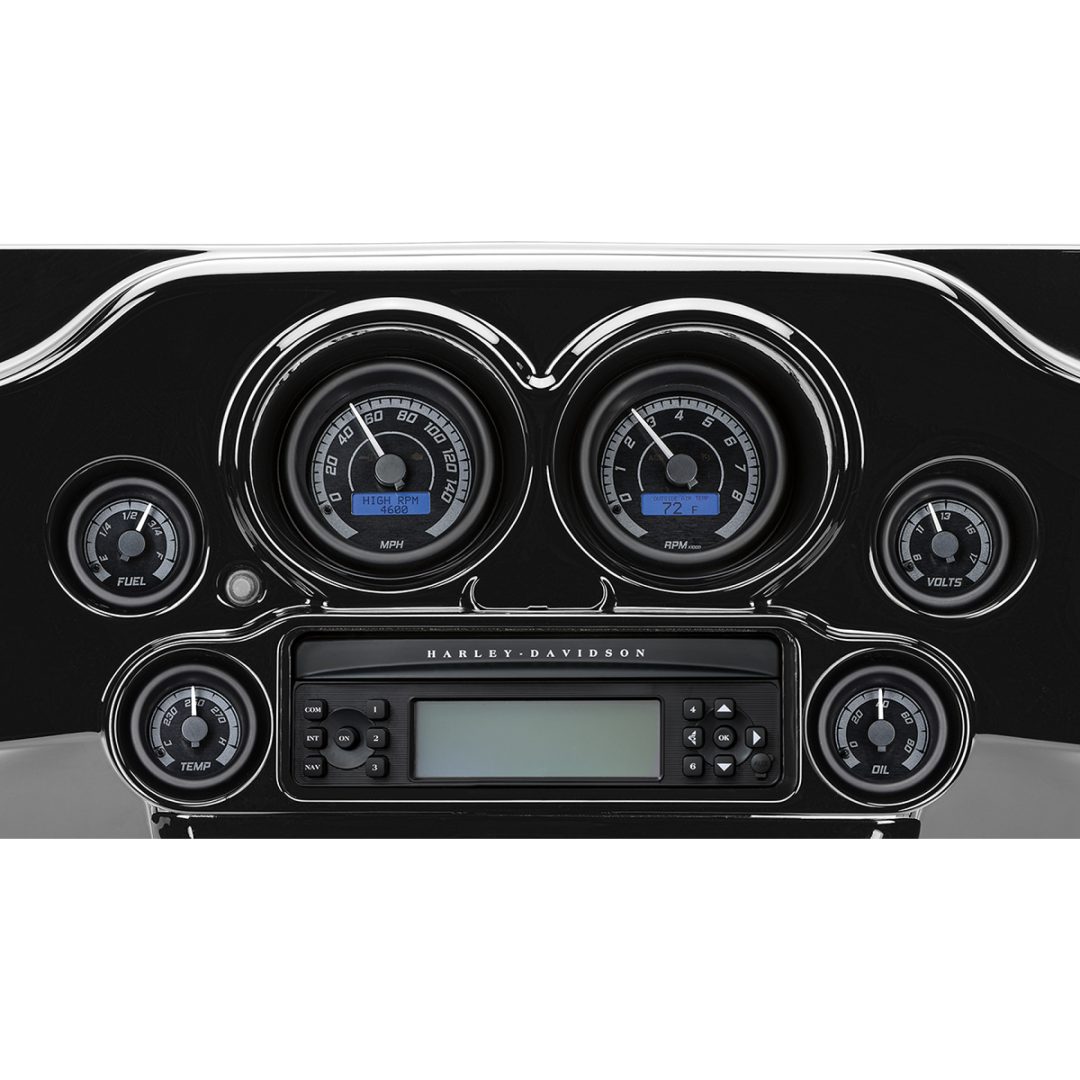 Instrumentpanel MVX-8K Series Svart Grå Krom DAKOTA DIGITAL GAUGE 2PK BLK/GRY/CH – bild 5