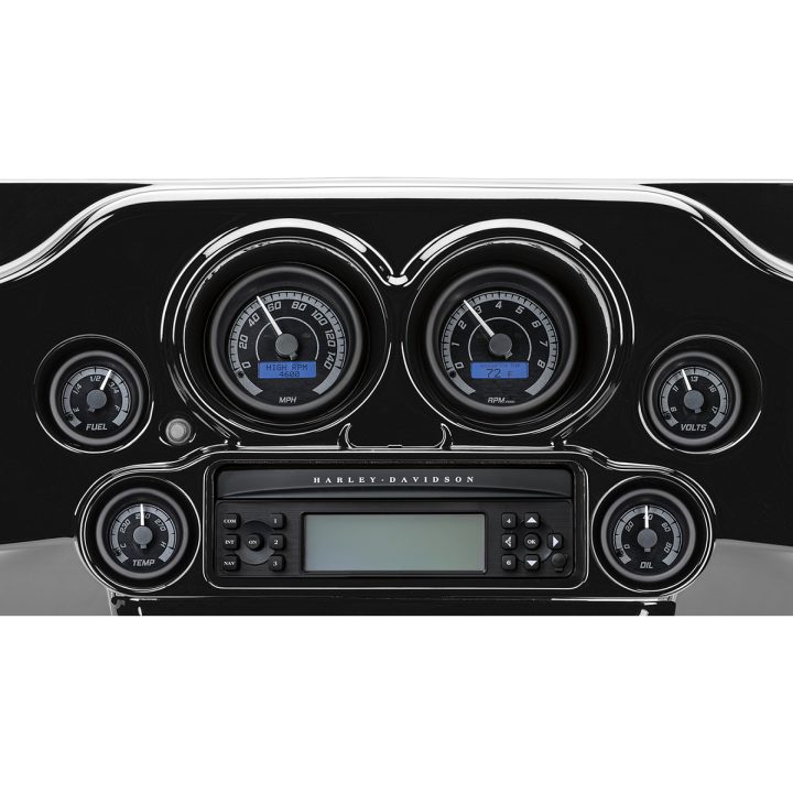 Instrumentpanel MVX-8K Series Svart Grå Krom DAKOTA DIGITAL GAUGE 2PK BLK/GRY/CH – bild 5
