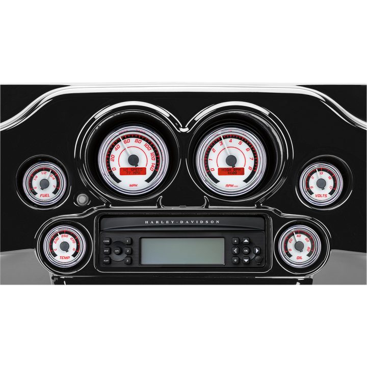 Instrumentpanel MVX-8K Series Svart Grå Krom DAKOTA DIGITAL GAUGE 2PK BLK/GRY/CH – bild 2