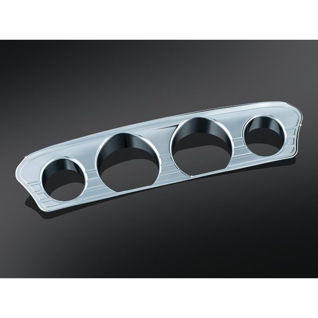 Instrumentpanel Tri-line Krom Accenter KURYAKYN TRIM GAUGE TRI-LINE CHR