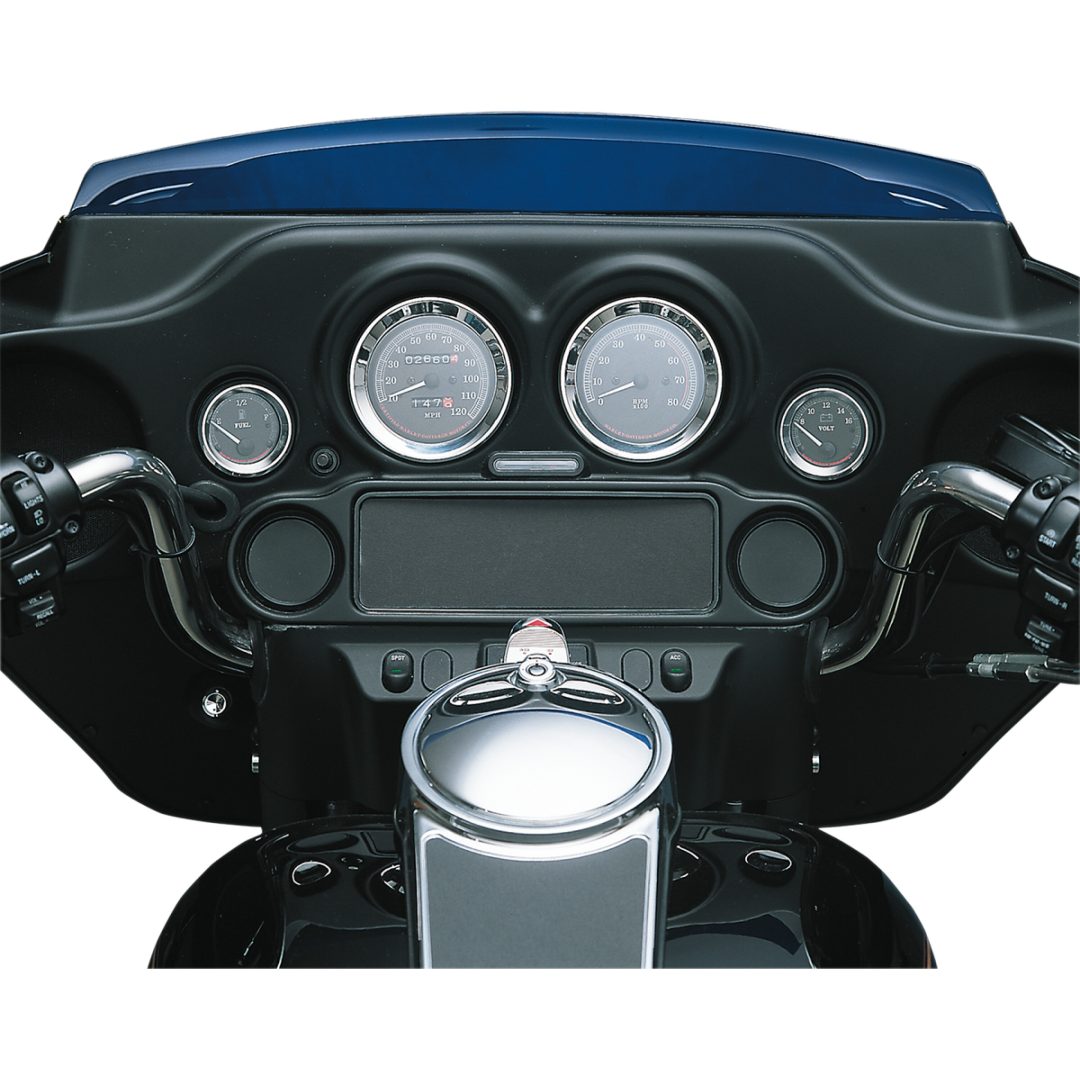 Instrumentpanelens Mätarhuskant Krom DRAG SPECIALTIES BEZEL SPEDO 96-99FLHT – bild 2