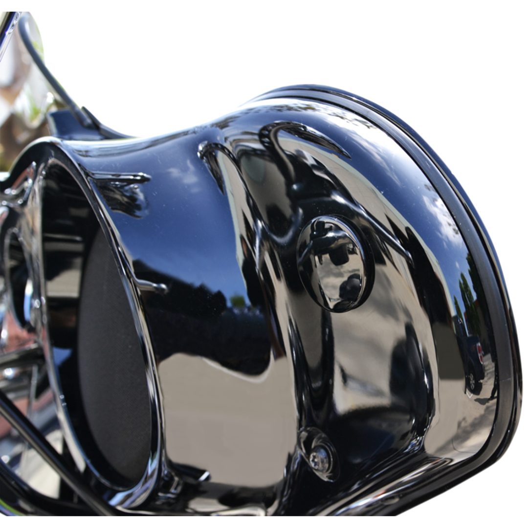 Instrumentpanelsskydd Svart LA CHOPPERS COVERS MIRROR MT BK 96-14 – bild 3