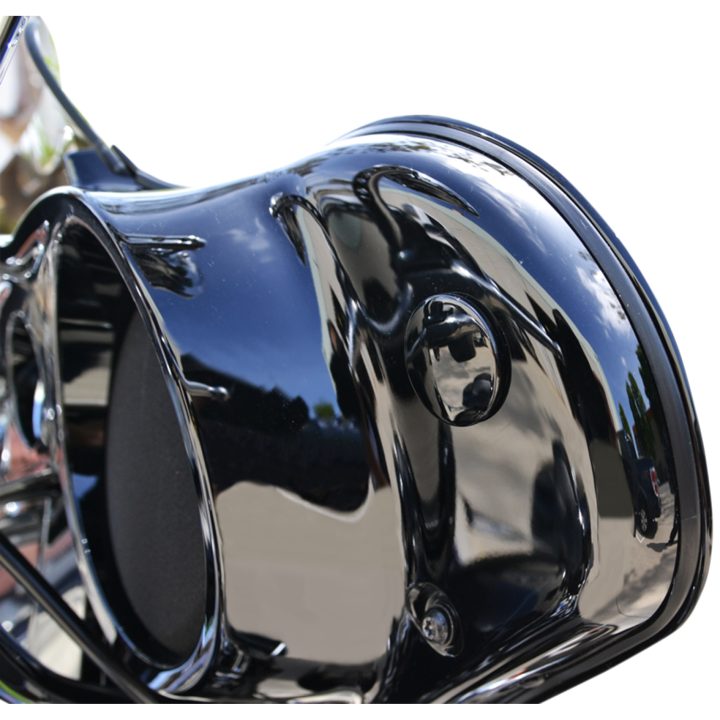 Instrumentpanelsskydd Svart LA CHOPPERS COVERS MIRROR MT BK 96-14 – bild 3