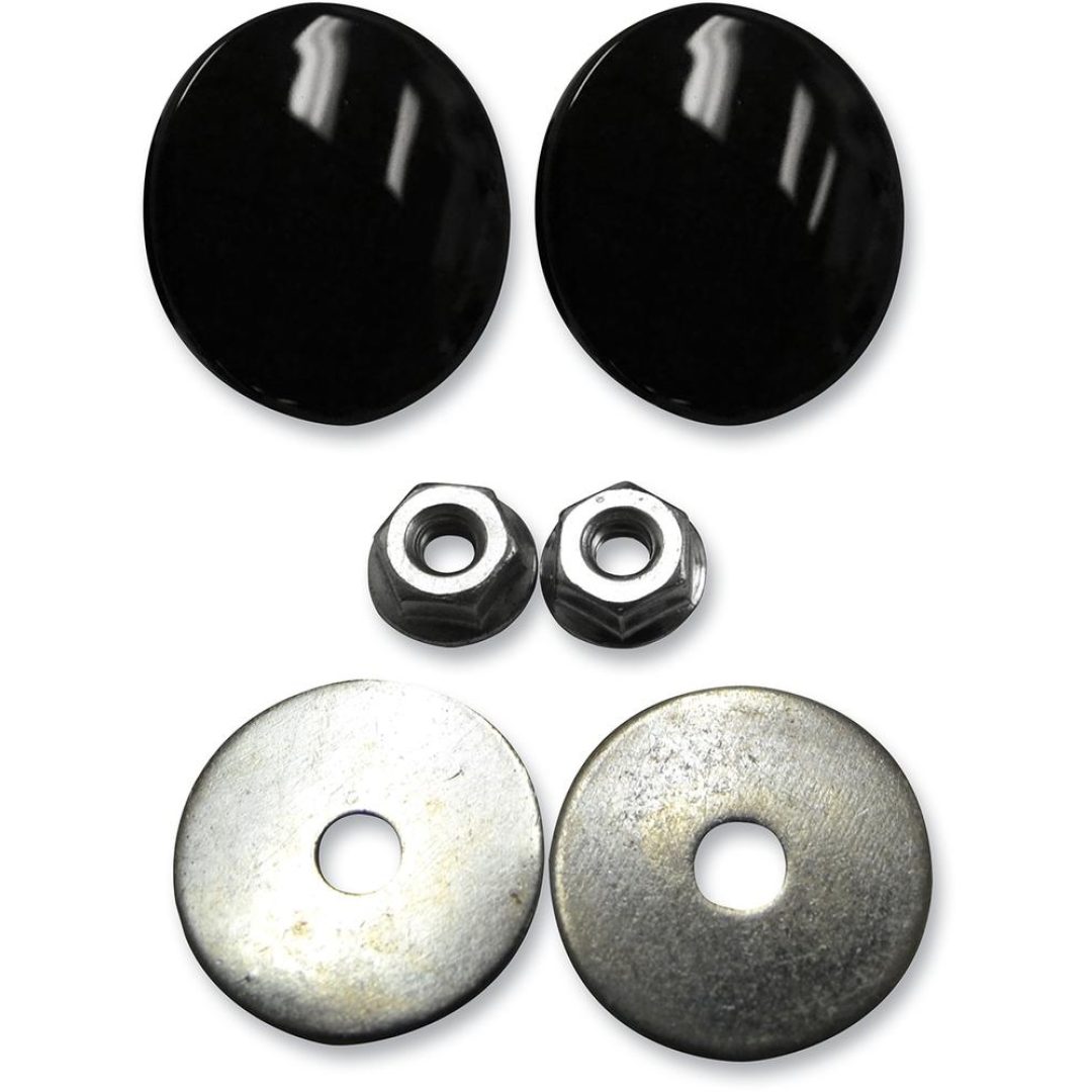 Instrumentpanelsskydd Svart LA CHOPPERS COVERS MIRROR MT BK 96-14