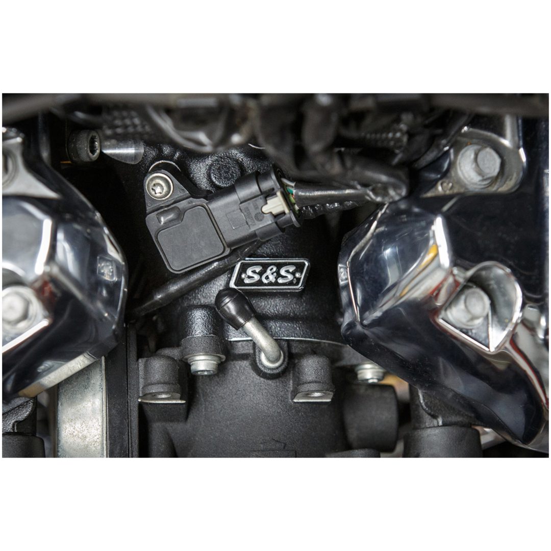 Insugningsrör 55 Mm Performance Svart Pulverlackerad S&S CYCLE – bild 2
