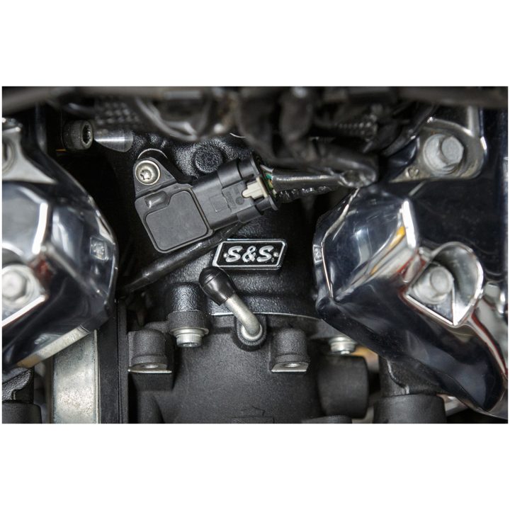Insugningsrör 55 Mm Performance Svart Pulverlackerad S&S CYCLE – bild 2