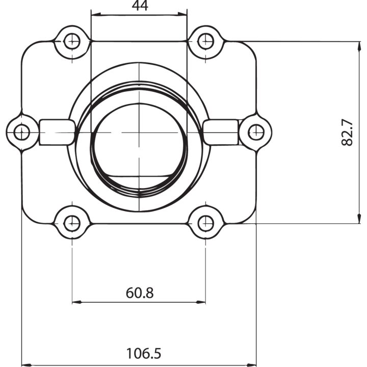 Insugsgummin Standard KIMPEX CARB FLANGE POLARIS – bild 2