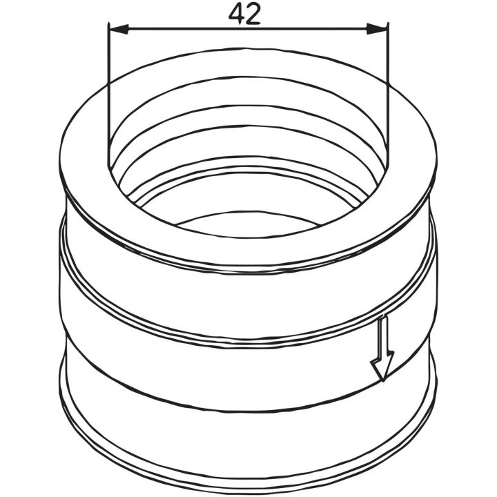 Insugsgummin Standard KIMPEX CARB FLANGE, SKI-DOO – bild 2