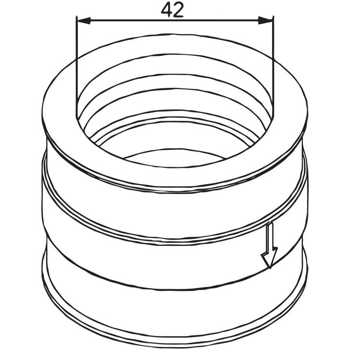 Insugsgummin Standard KIMPEX CARB FLANGE, SKI-DOO – bild 3