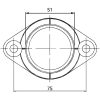 Insugsgummin Standard KIMPEX CARB FLANGE, YAMAHA – miniatyr 2