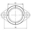 Insugsgummin Standard KIMPEX CARB FLANGE, YAMAHA – miniatyr 3