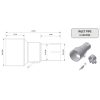 Insugsrör 55 > 32 mm MIVV – miniatyr 1