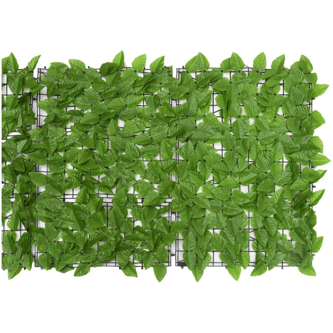 Insynsskydd gröna blad vidaXL 600 x 75 cm – bild 3